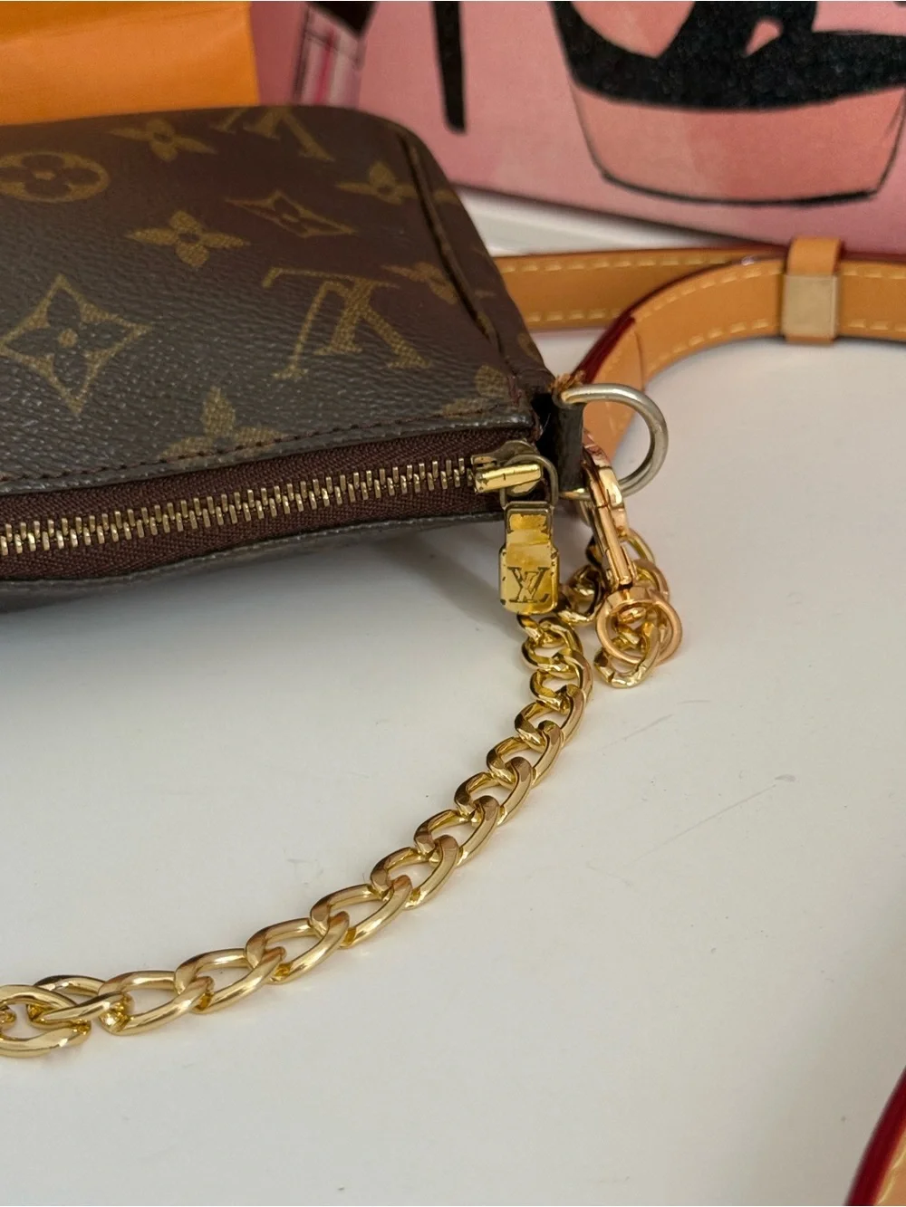 Louis Vuitton Pochette Accessories Monogram 🌟 - Picture 14 of 15